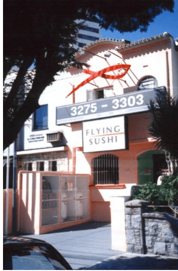 Flying Sushi Aclicacao