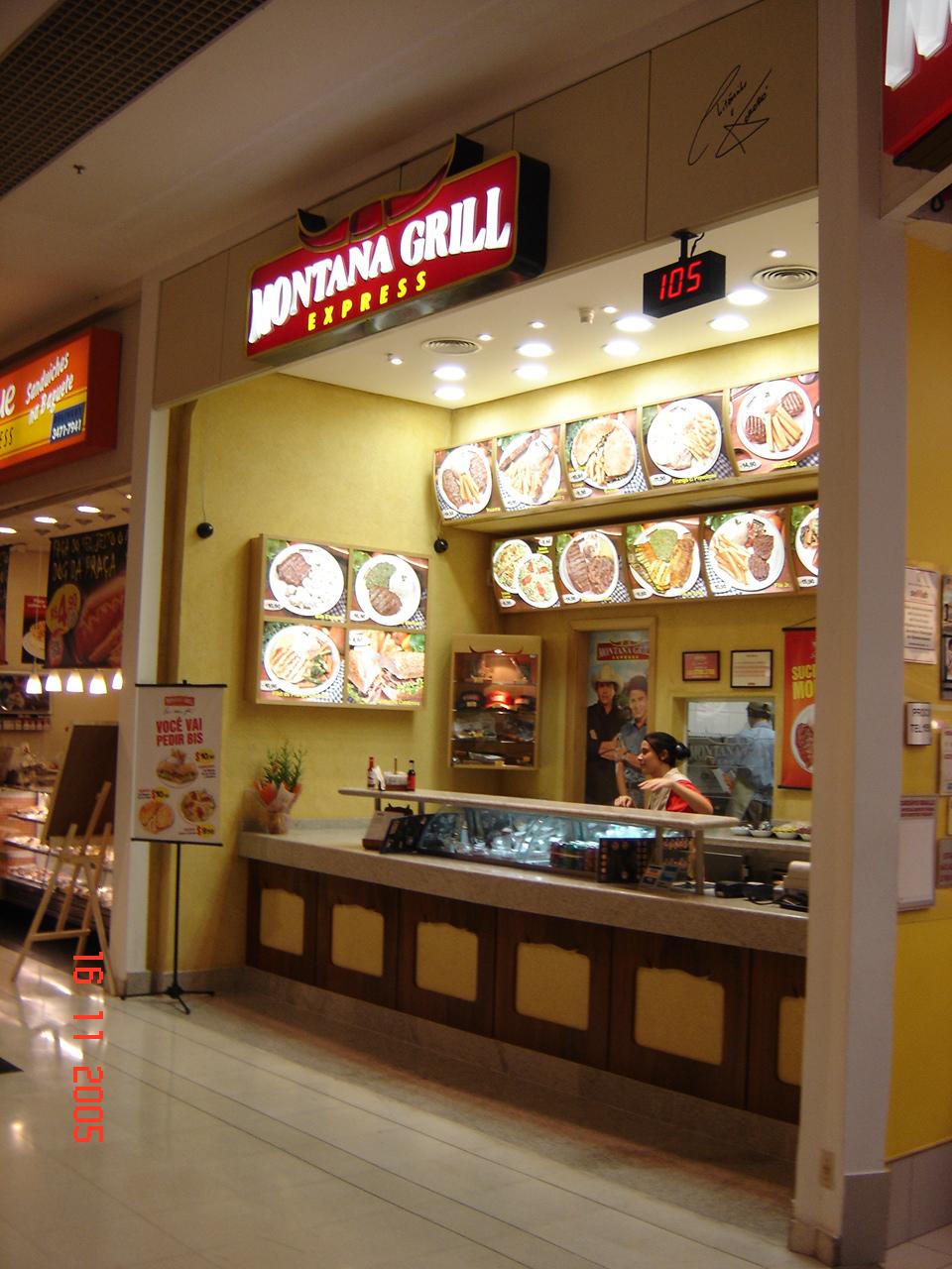 Montana Grill Shopping Metro Santa Cruz
